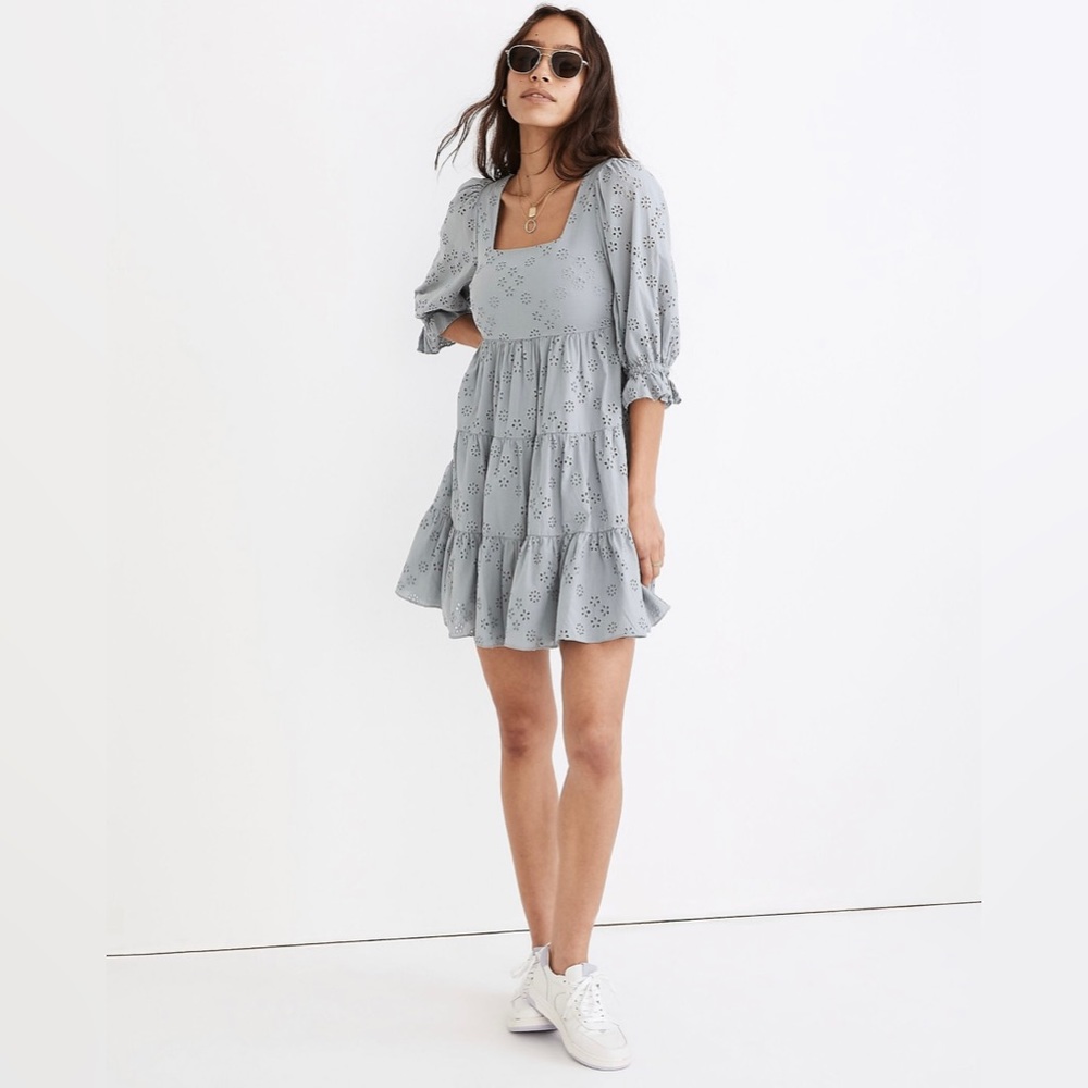 Madewell eyelet Lizzie babydoll dress